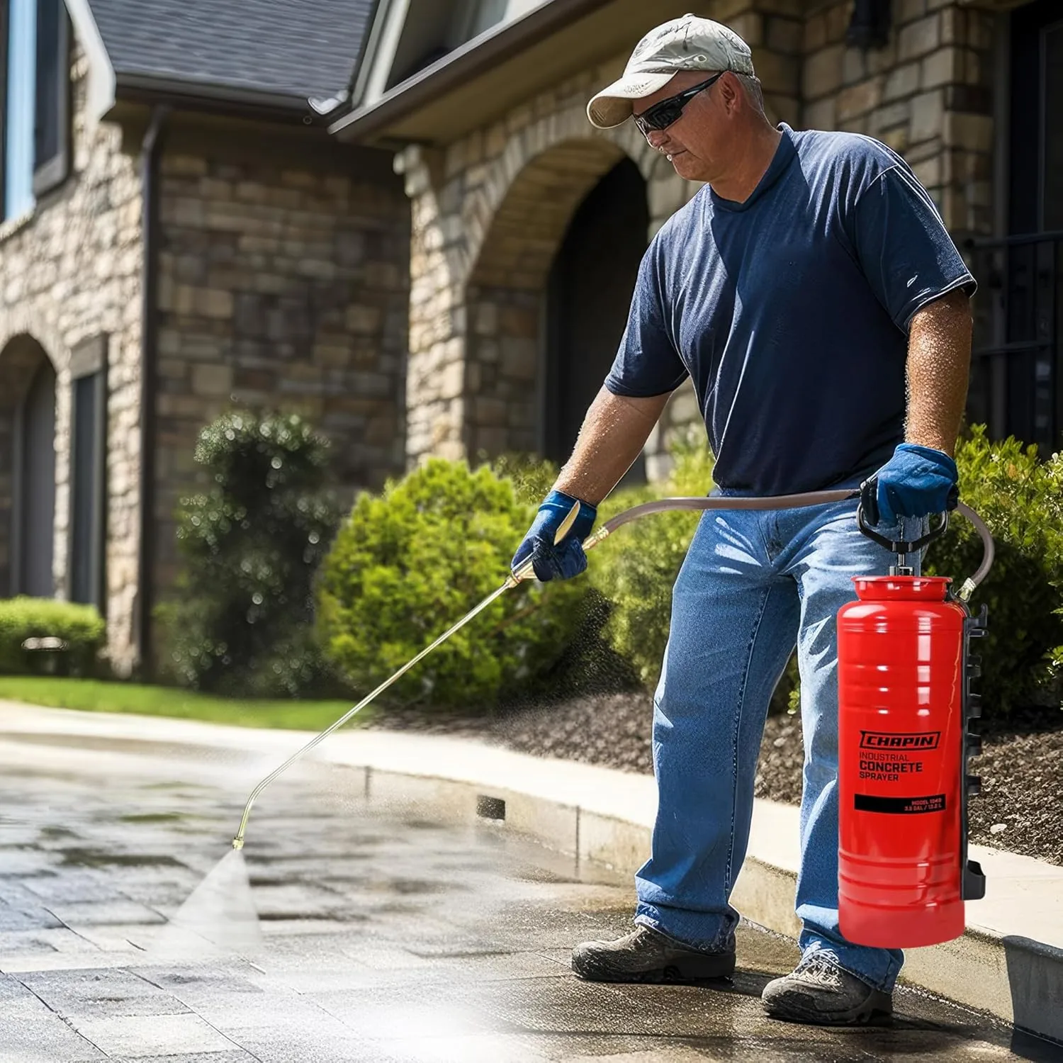 Chapin Portable Concrete Sprayer, 3-1/2-Gallon Capacity, Model# 1949 Industrial Concrete