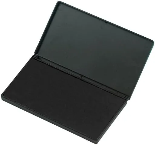 Charles Leonard Felt Stamp Pad, 3.25 x 6.25 in, Black (92820)