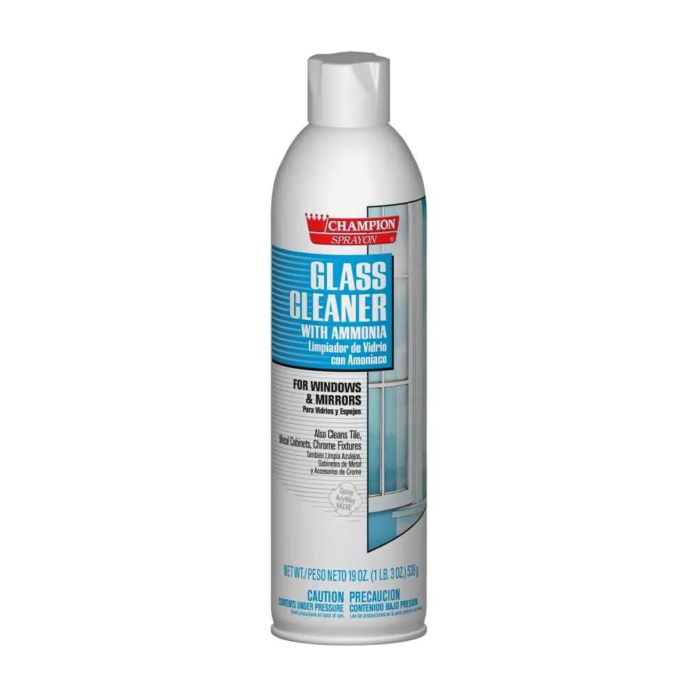 Chase Champion Foam Glass Cleaner Spray, 19 oz, Case of 12