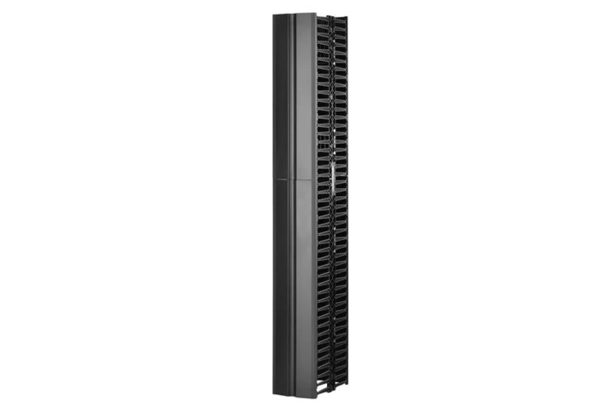 Velocity Vertical Cable Manager, Double-Sided, 6 in W x 7 ft H (Black)