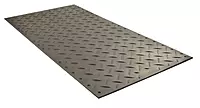 Checkers Industrial Safety Products AM48 1 ea. Alturna Mat, High Density Polyethylene, 4' x 8' x 1/2", Black