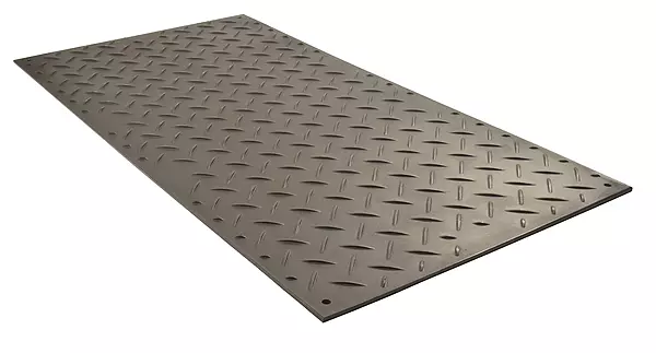 Checkers Industrial Safety Products AM48 1 ea. Alturna Mat, High Density Polyethylene, 4' x 8' x 1/2", Black