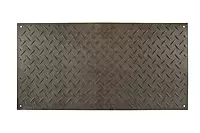Checkers Industrial Safety Products AM48 1 ea. Alturna Mat, High Density Polyethylene, 4' x 8' x 1/2", Black