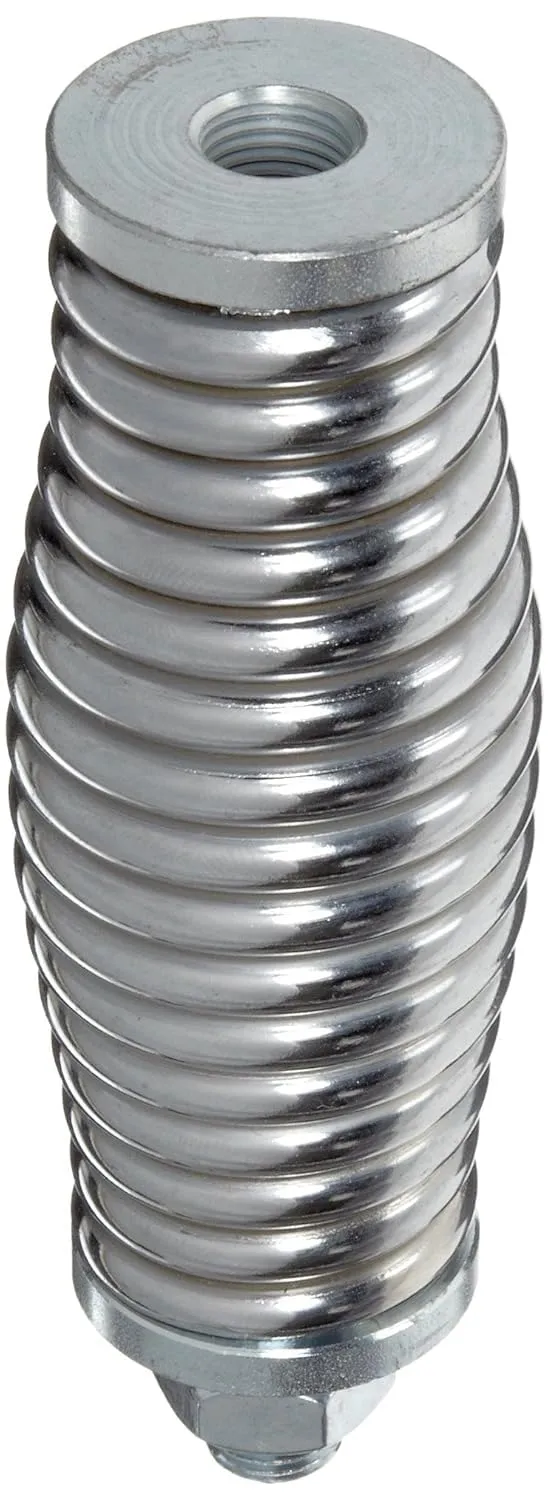 Checkers Heavy Duty Threaded Hex Warning Whip Safety Flag Spring Mount for 10' and 12' Poles