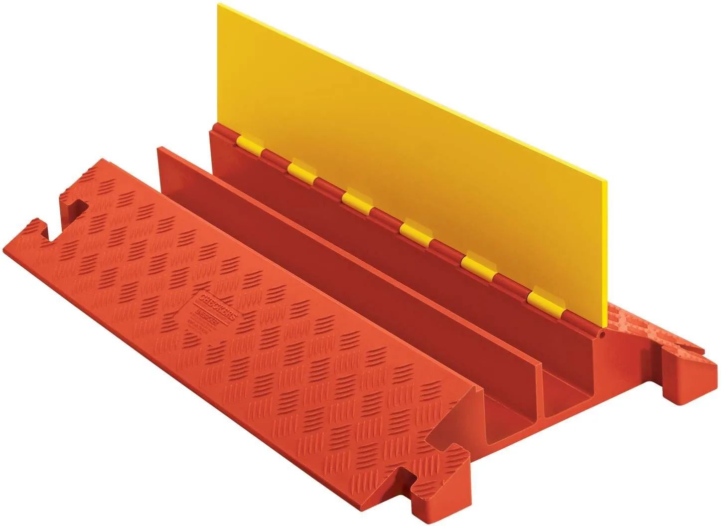 Checkers 2 Channel Industrial Drive Over Cable Protector for 3.25" Lines