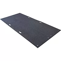 TM4496-B - Ground Protection Mat, Medium Duty, 8 ft L, 3 ft 8 in W, Load Capacity: 120, 000 lb, Black