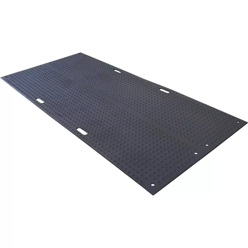 TM4496-B - Ground Protection Mat, Medium Duty, 8 ft L, 3 ft 8 in W, Load Capacity: 120, 000 lb, Black