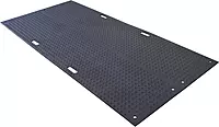 TM4496-B - Ground Protection Mat, Medium Duty, 8 ft L, 3 ft 8 in W, Load Capacity: 120, 000 lb, Black