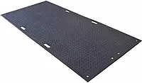 TM4496-B - Ground Protection Mat, Medium Duty, 8 ft L, 3 ft 8 in W, Load Capacity: 120, 000 lb, Black