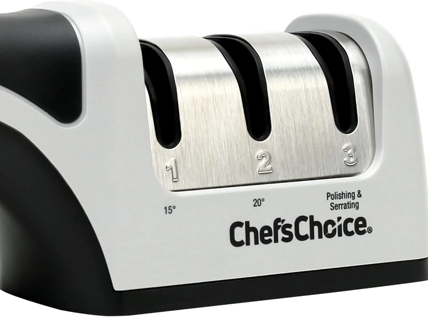 Chef’sChoice Manual Knife Sharpeners for 15- and 20-Degree Straight-Edge and Serrated Knives with Diamond Abrasives Precise