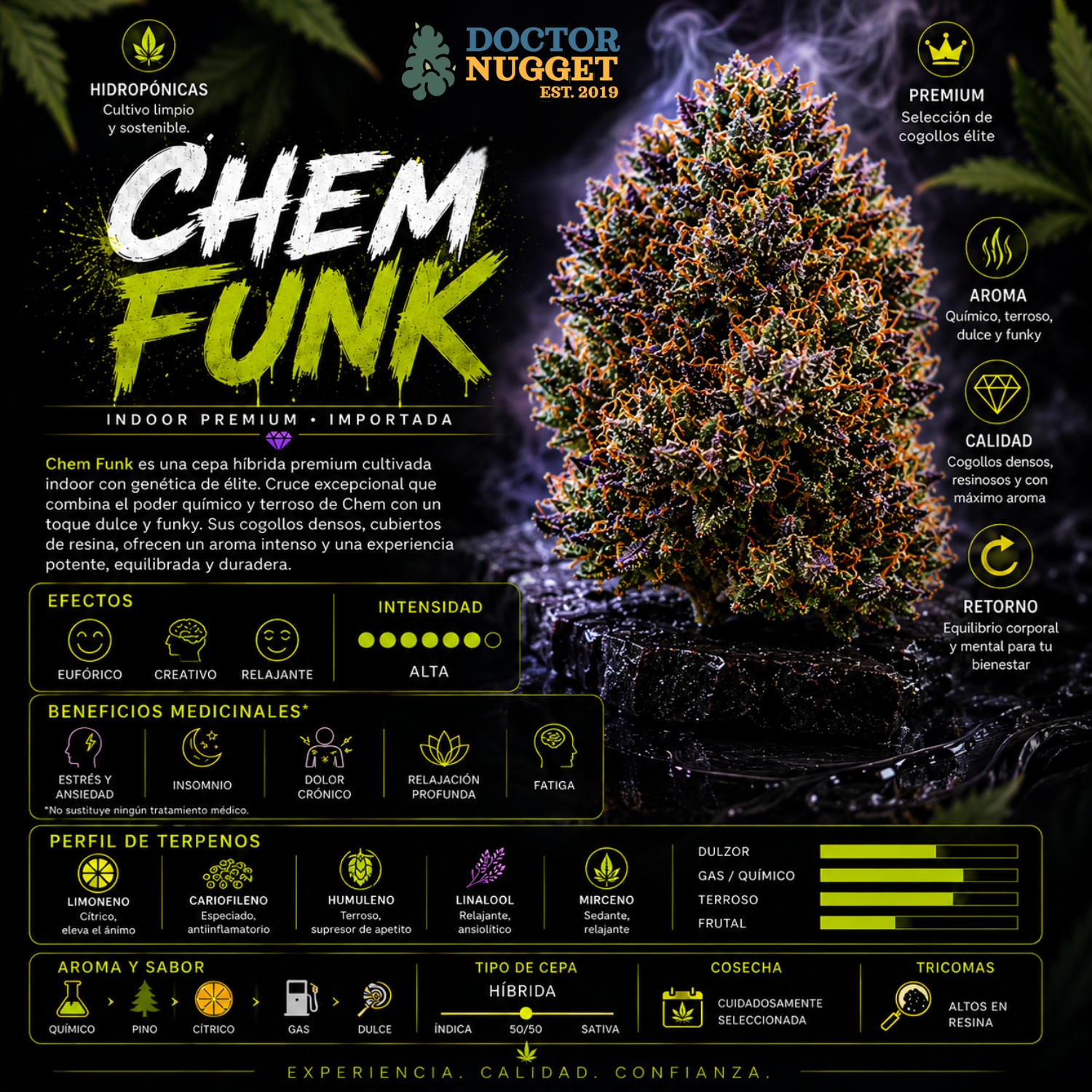 Dr. Nugget Chem Funk THC Flor