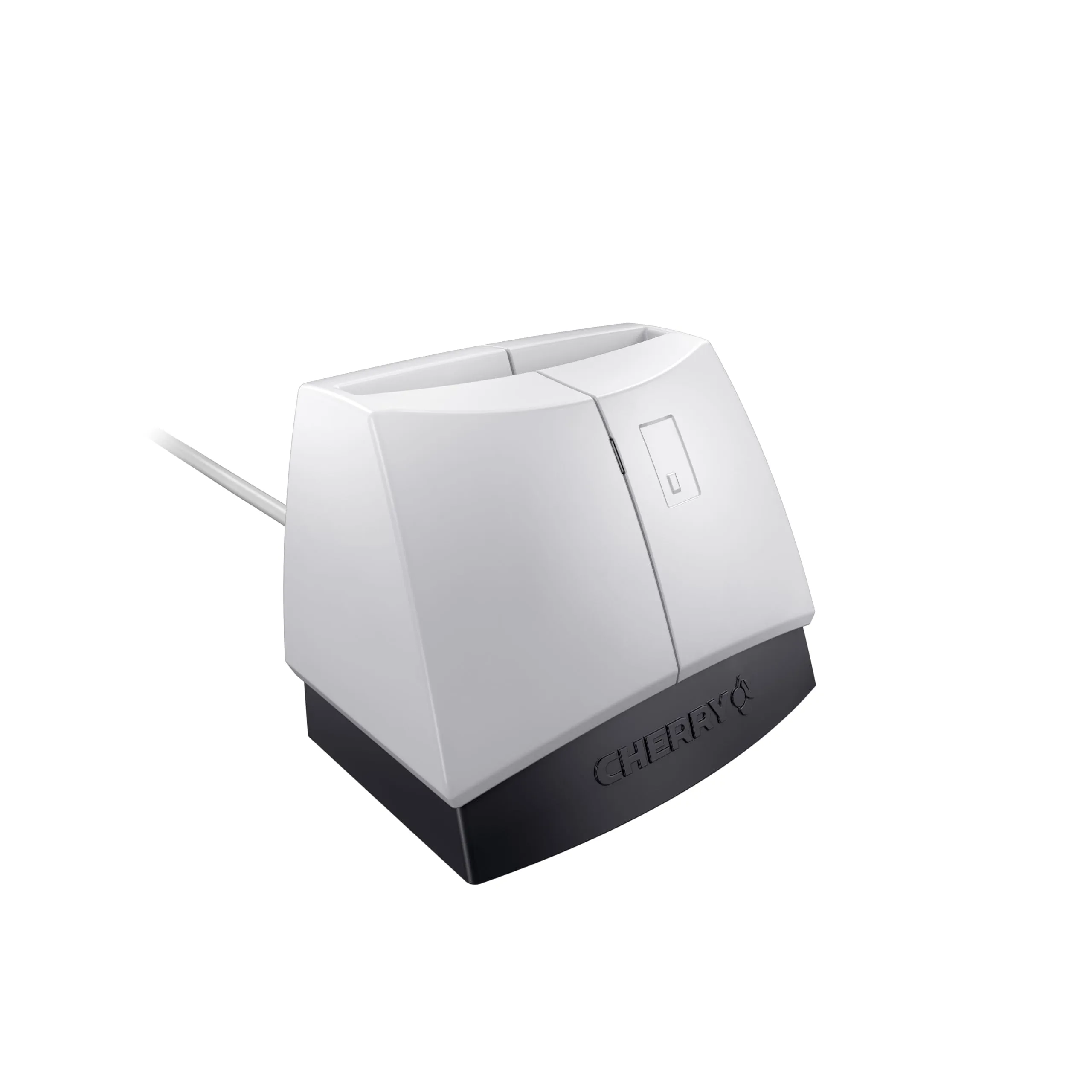 Cherry SmartTerminal ST-1144 - Smart Card Reader - USB - One Handed Operation - FIPS & TAA Compliant, Black/Grey Minimalist