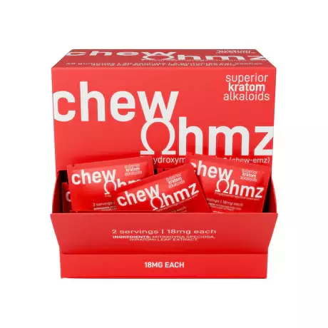 CHEW OHMZ 7-HYDROXY 2 SERVINGS | 18 MG EACH | 30CT PK
