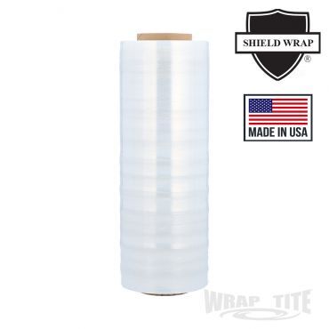 15" x 1500' x 80 Gauge, Cast Hand Stretch Wrap, 4 rls/cs