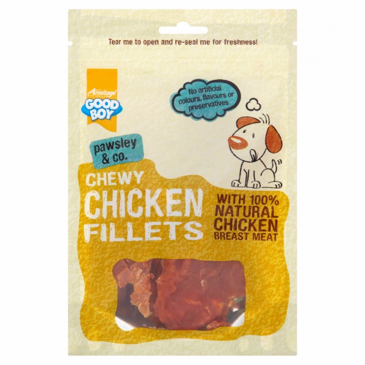 ARMITAGE CHEWY CHICKEN FILLETS - 80G ARMITAGE CHEWY CHICKEN FILLETS - 80G