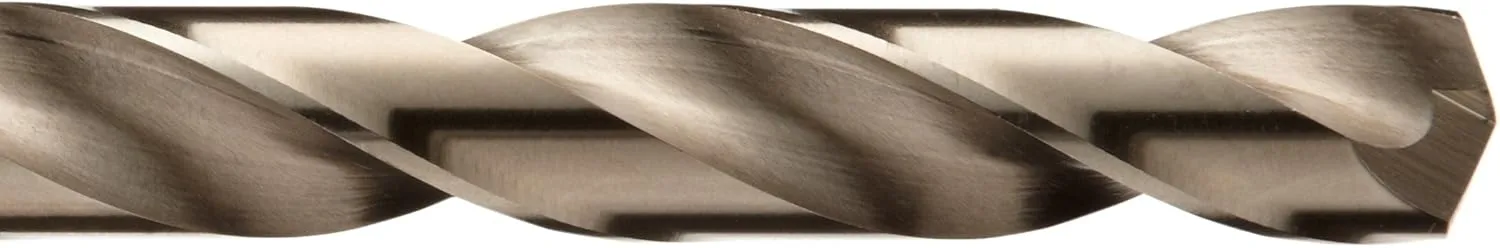 Chicago Latrobe - 57852 1U200 550 Series Cobalt Steel Jobber Length Drill Bit Set with Metal Case, Gold Oxide Finish