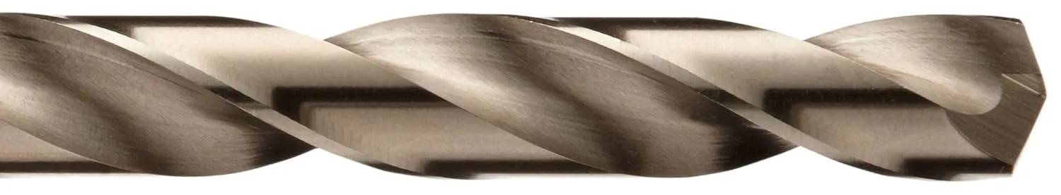 Chicago Latrobe 57850 550 Series Cobalt Steel Jobber Length Drill Bit Set with Metal Case, Gold Oxide Finish
