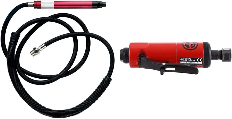 Chicago Pneumatic Air Die Grinder Tool Bundle - CP9104Q Air Pencil Die Grinder + CP872 1/4 Inch Air Die Grinder Tool Only