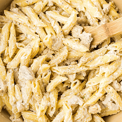 Chicken Alfredo Penne Pasta