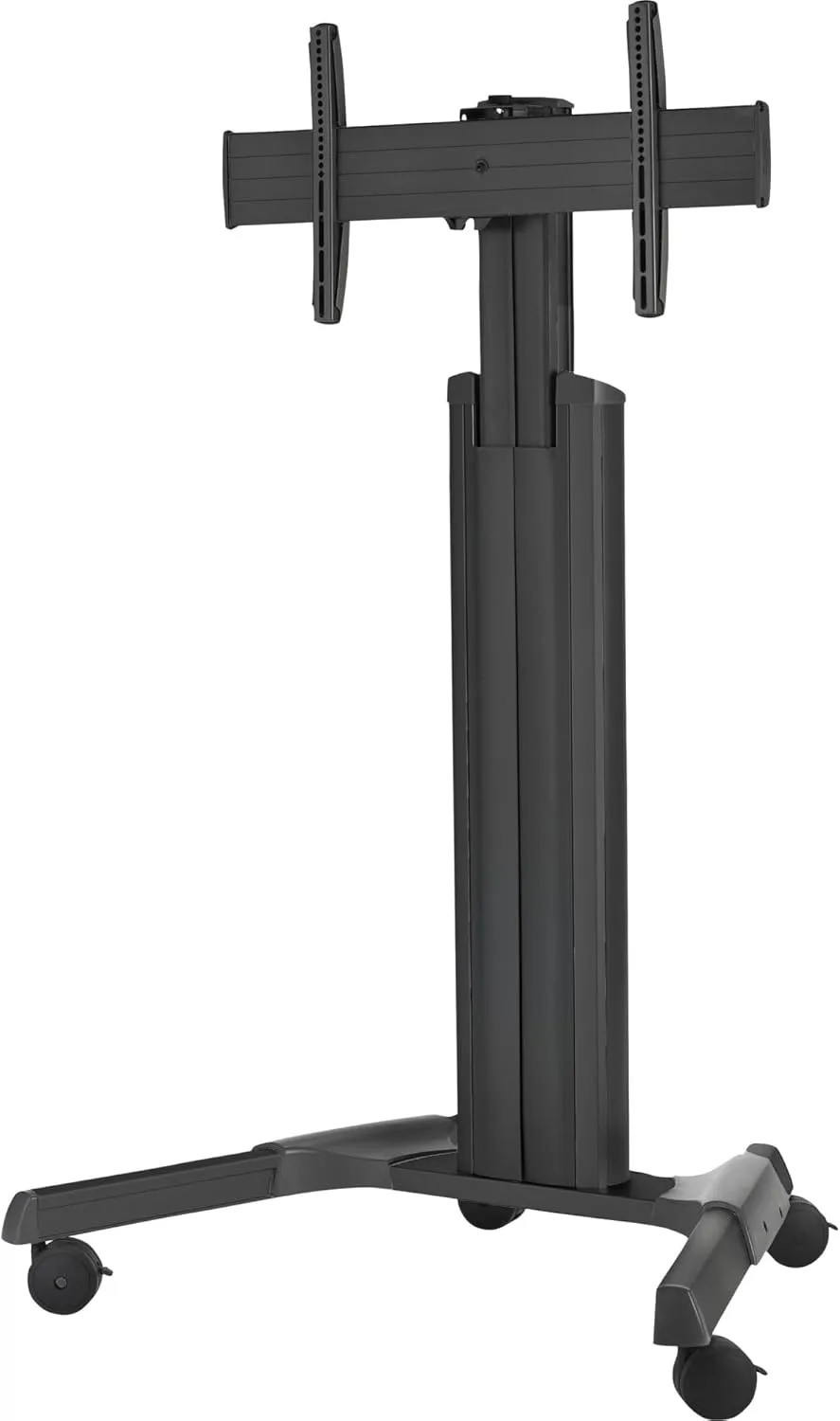 Chief Fusion Adjustable Mobile Display Cart for 42-86in Displays, Black