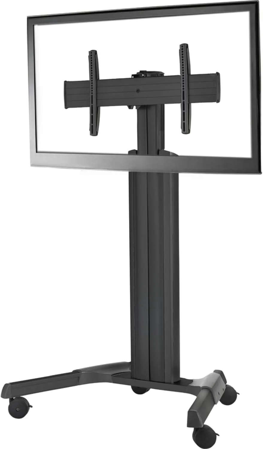Chief Fusion Adjustable Mobile Display Cart for 42-86in Displays, Black