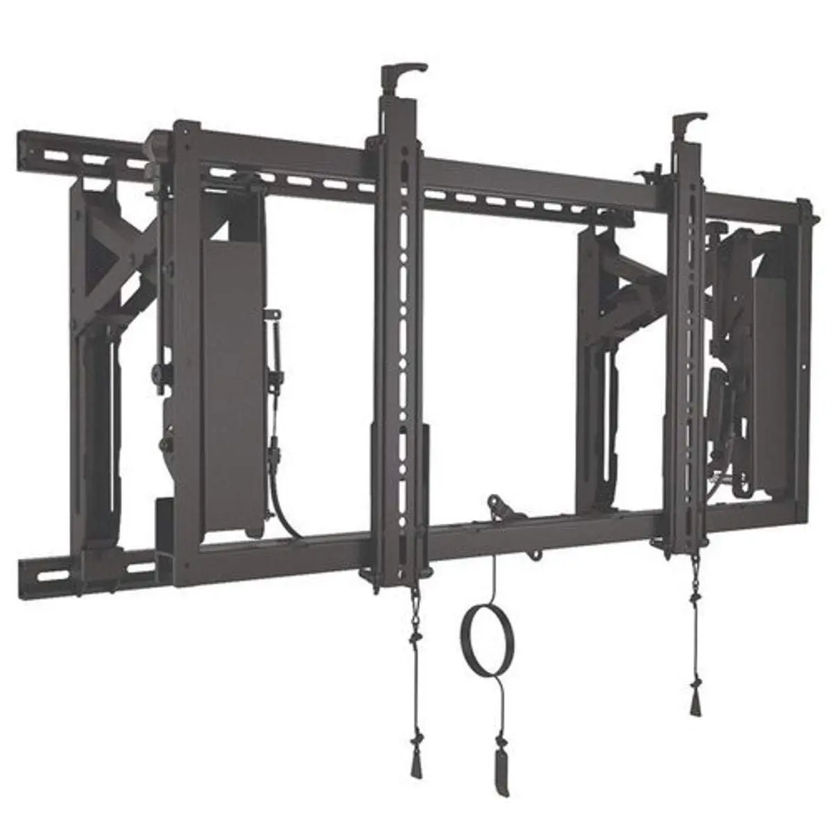 Chief LVS1U ConnexSys Video Wall Landscape Mounting System with Rails, 150 lb Capacity, 21.8 H x 35.5 W x 4.0 D, Black