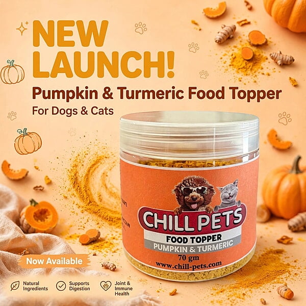 Pet Food Topper. Pumpkin & Turmeric 70g
