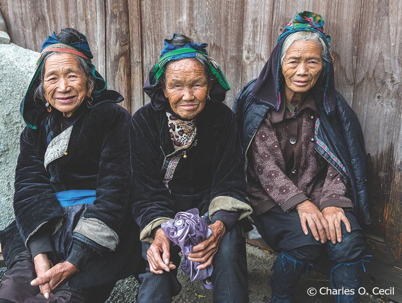 Chinese Dong Women Notecards