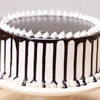 Choco Dripping Snowy Cake