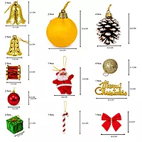 26 Pcs Christmas Premium Decoration Kit Tree Ornaments Set Baubles Bells Santa Decor