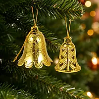 26 Pcs Christmas Premium Decoration Kit Tree Ornaments Set Baubles Bells Santa Decor