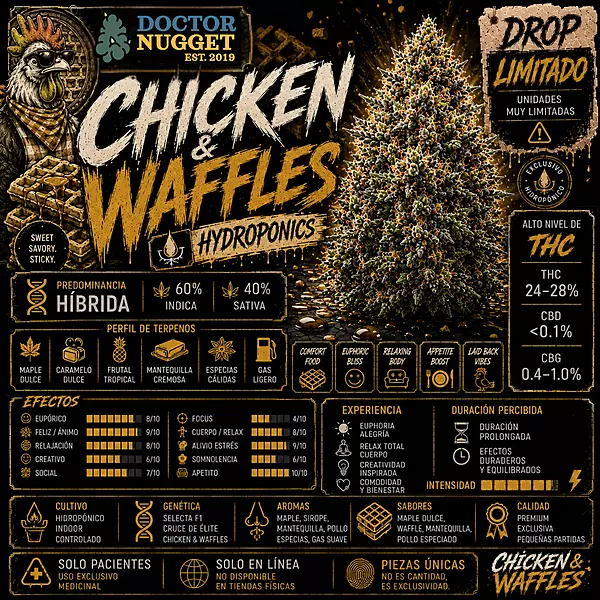 Dr. Nugget Chicken Waffles THC Flor