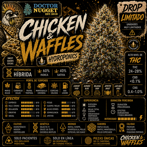 Dr. Nugget Chicken Waffles THC Flor