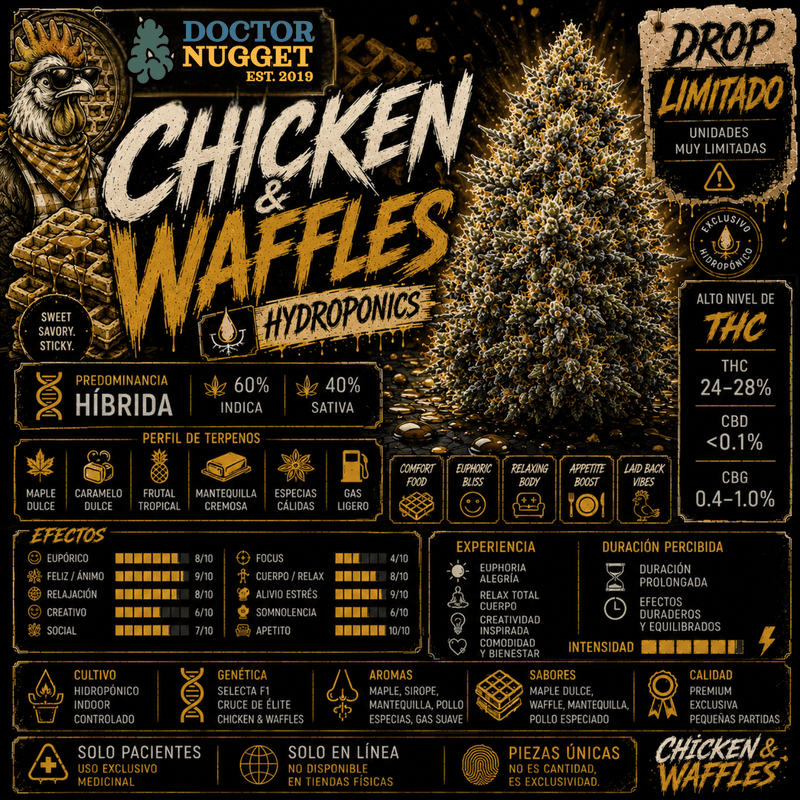 Dr. Nugget Chicken Waffles THC Flor