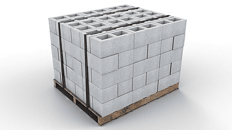 CARIBLOC CONCRETE BLOCK 4" X 8" X 16" 140 PER PALLET