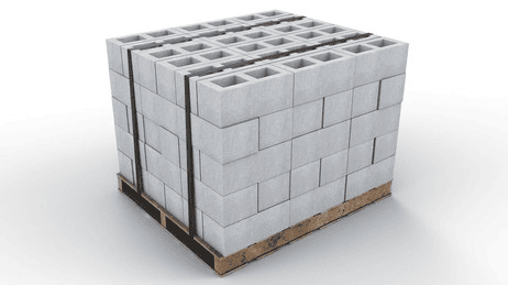 CARIBLOC CONCRETE BLOCK 4" X 8" X 16" 140 PER PALLET