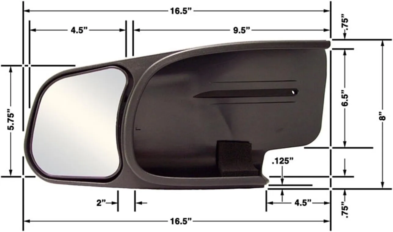 CIPA Custom Towing Mirror for Chevy/GMC/Cadillac