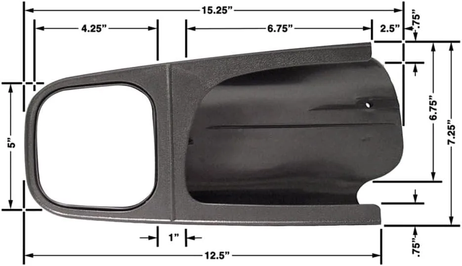 CIPA 11500 Ford Custom Pair Towing Mirrors