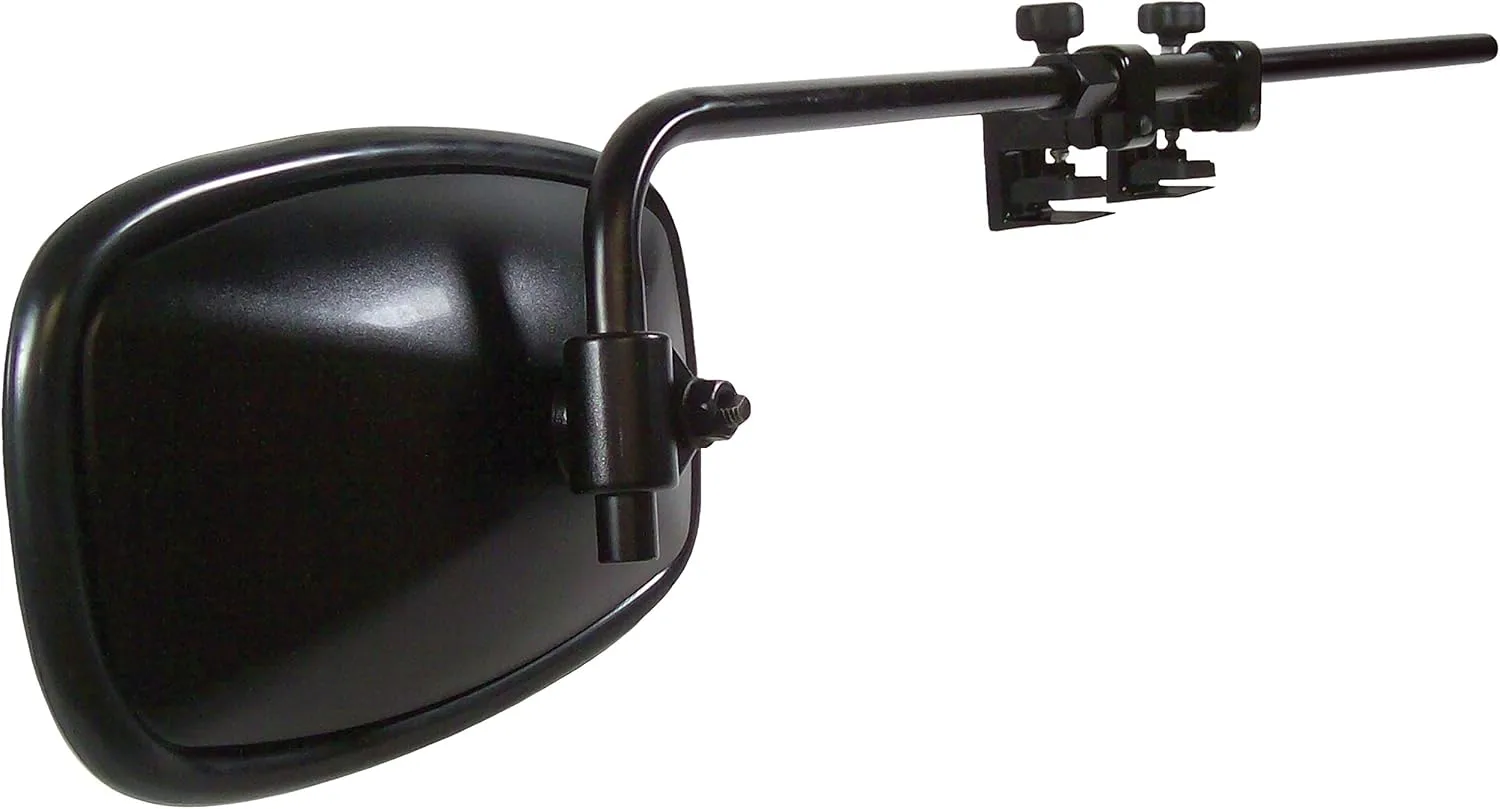 CIPA USA 11980 Universal Bar Towing Mirror Kit, Black