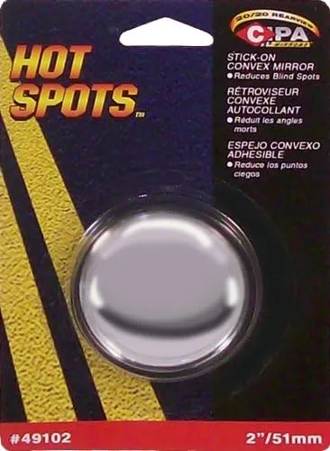 CIPA HotSpots Round Stick-On Convex Mirror