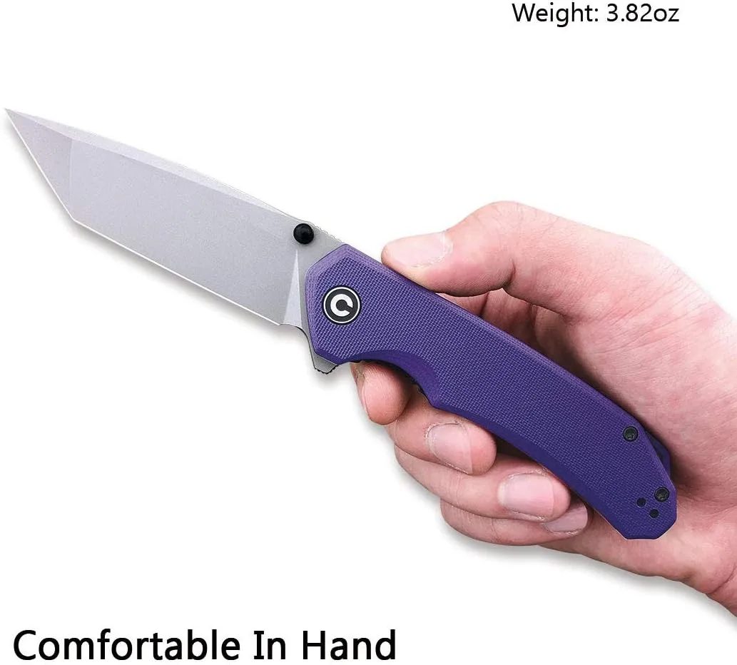 CIVIVI Brazen Folding Pocket Knife D2 Tanto Blade