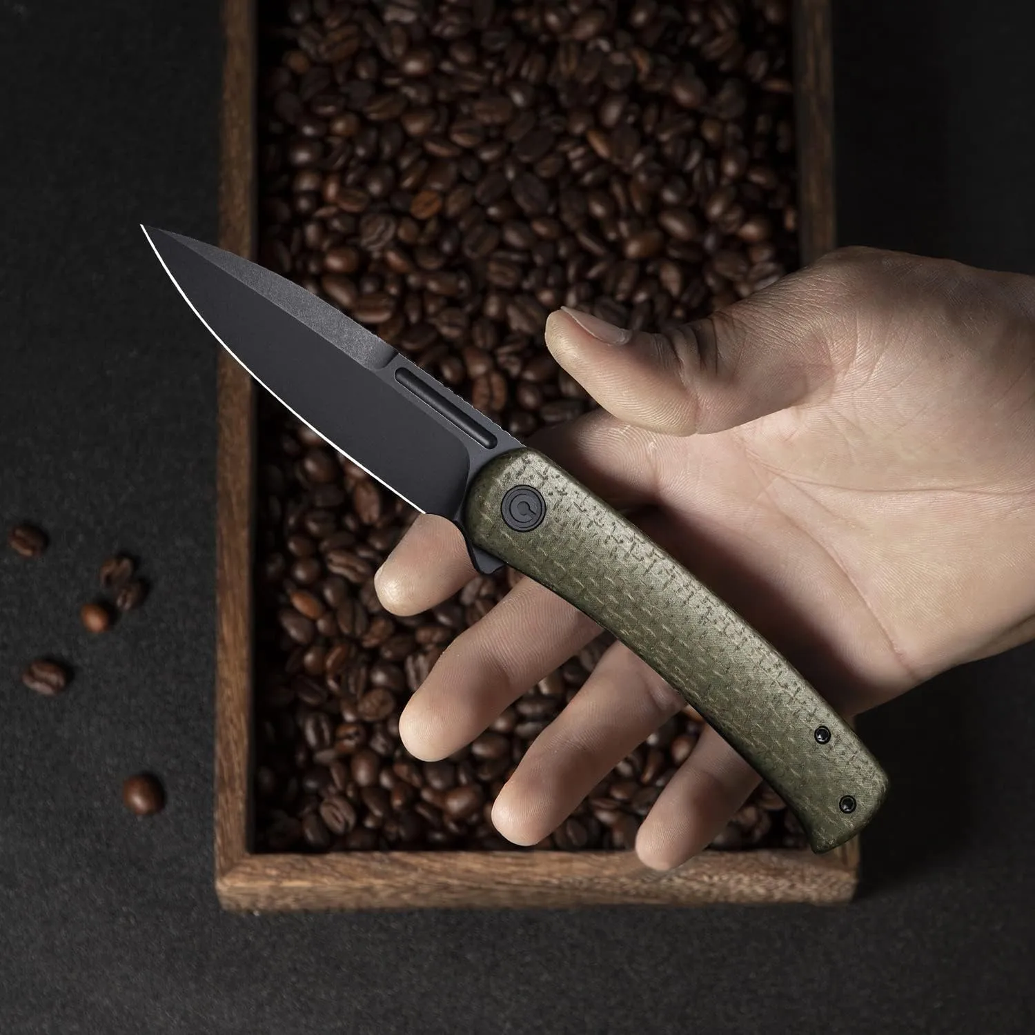 CIVIVI Cetos Folding Knife 14C28N Spear Point Blade