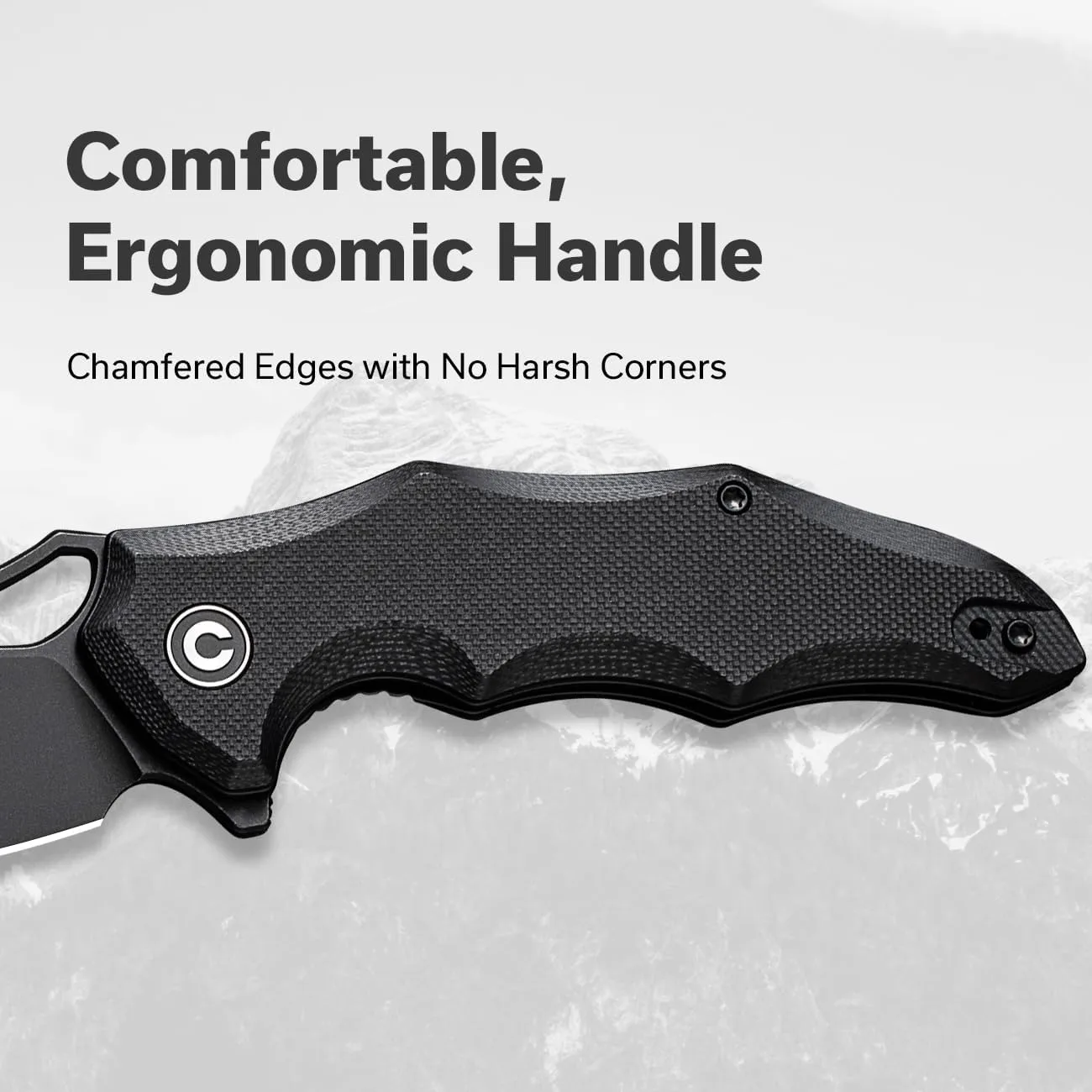 CIVIVI Chiro 3.1" Folding Pocket Knife with Flipper and G10 Handle