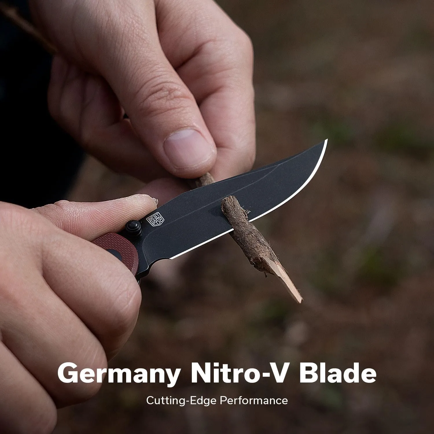 CIVIVI Clingman EDC Pocket Folding Knife, 2.99" Nitro-V, Liner Lock, Titanium Reversible Clip