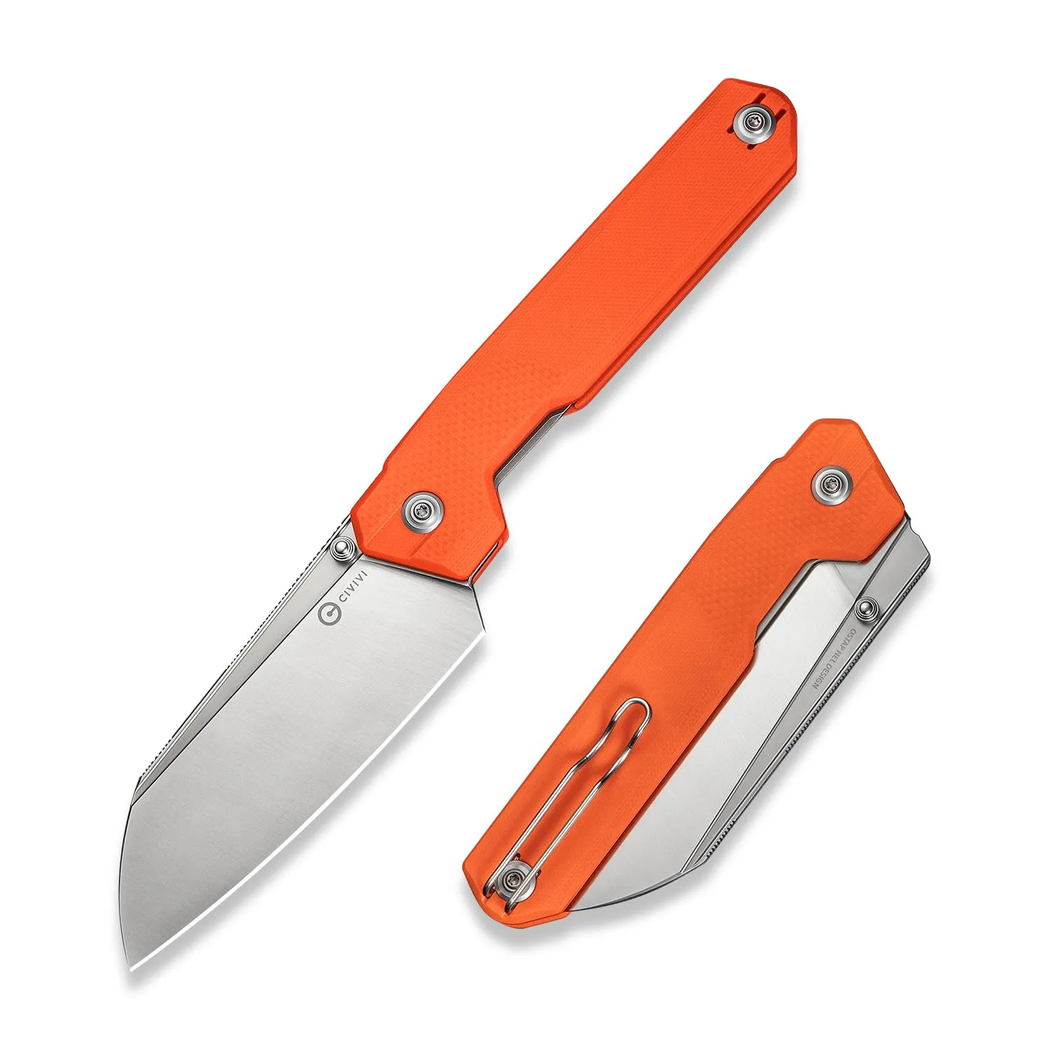 CIVIVI Hid Folding Pocket Knife 4.14in 14C28N Blade G10 Handle