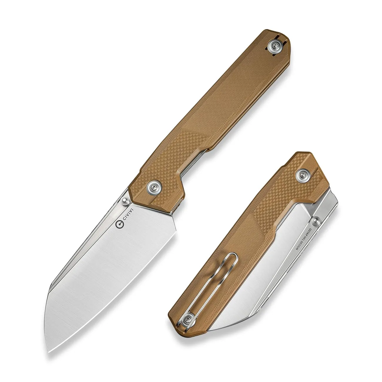 CIVIVI Hid Folding Pocket Knife 4.14in 14C28N Blade G10 Handle