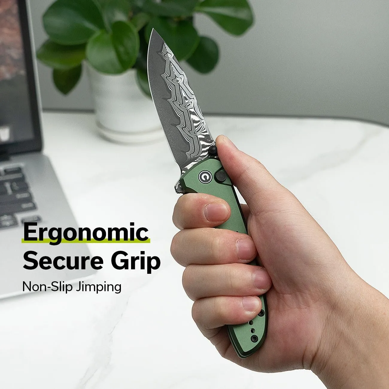 CIVIVI Hyperpulse Pocket Folding Knife, Aluminum Handle