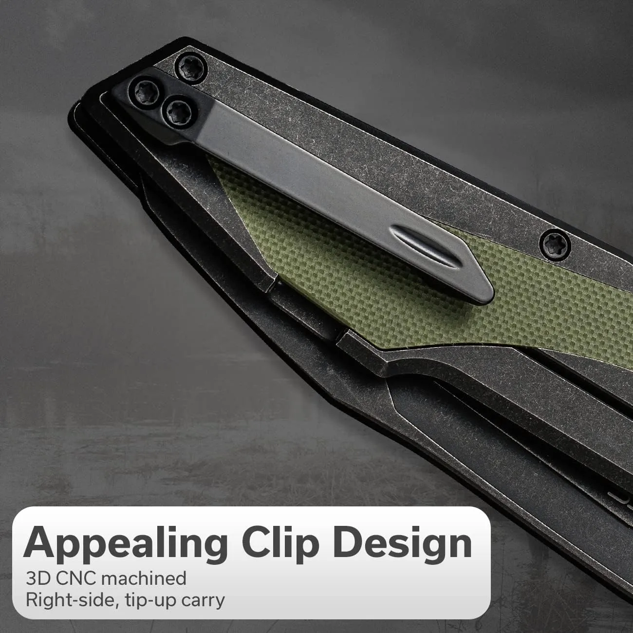 CIVIVI Hypersonic Folding Pocket Knife for EDC, Frame Lock, 3.7" 14C28N, Designed by Gustavo T. Cecchini