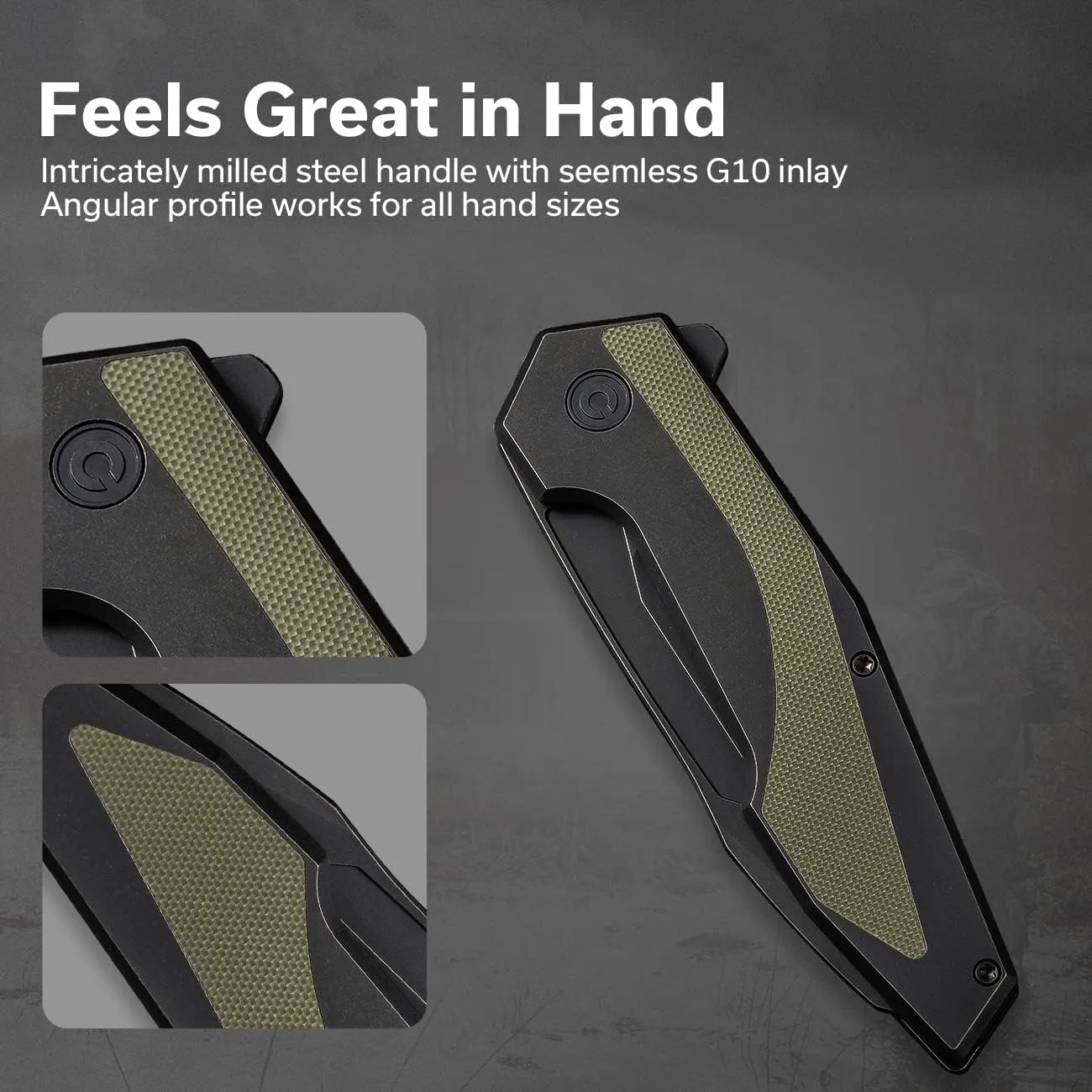 CIVIVI Hypersonic Folding Pocket Knife for EDC, Frame Lock, 3.7" 14C28N, Designed by Gustavo T. Cecchini