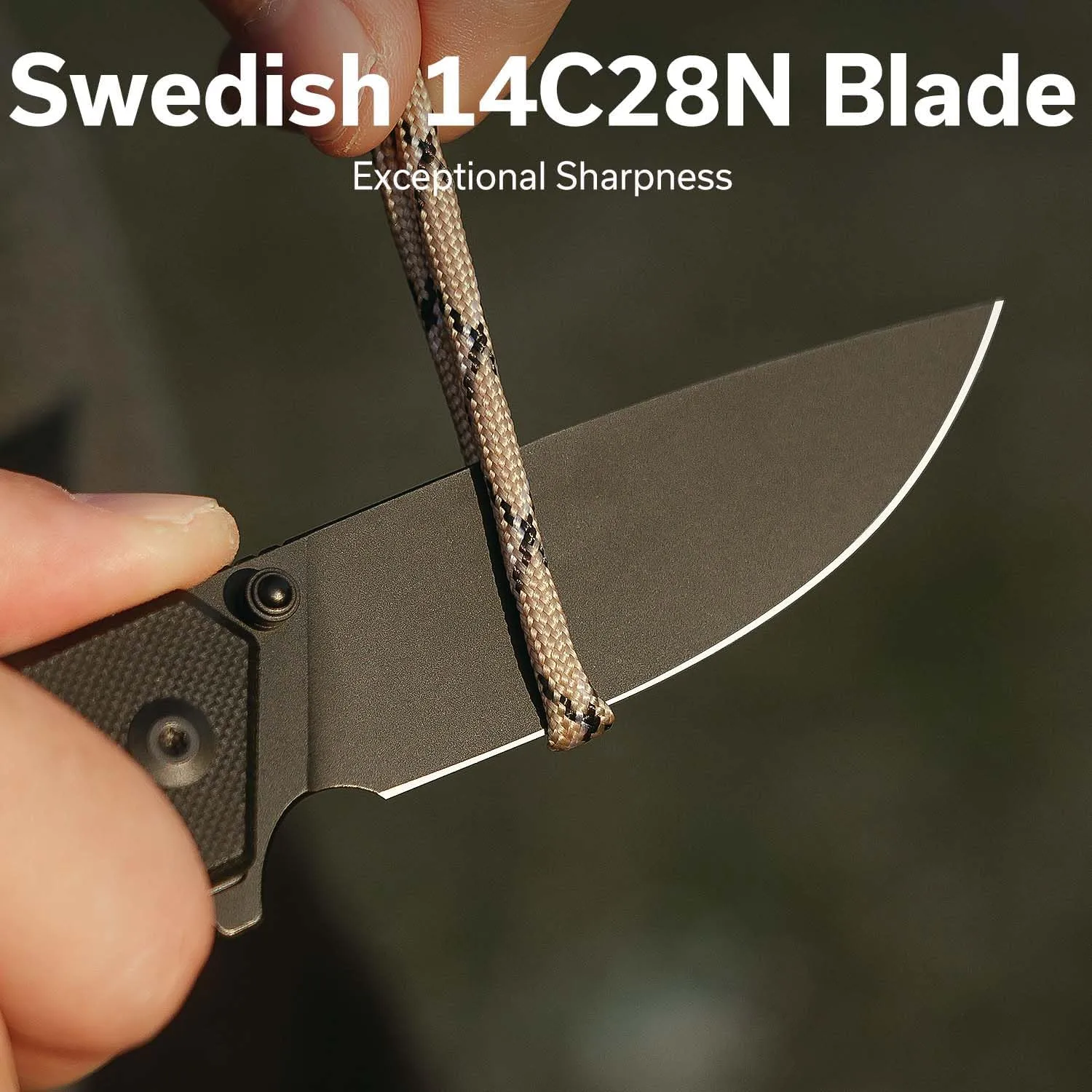 CIVIVI Merit Folding Pocket Knife with 3.28" 14C28N Blade